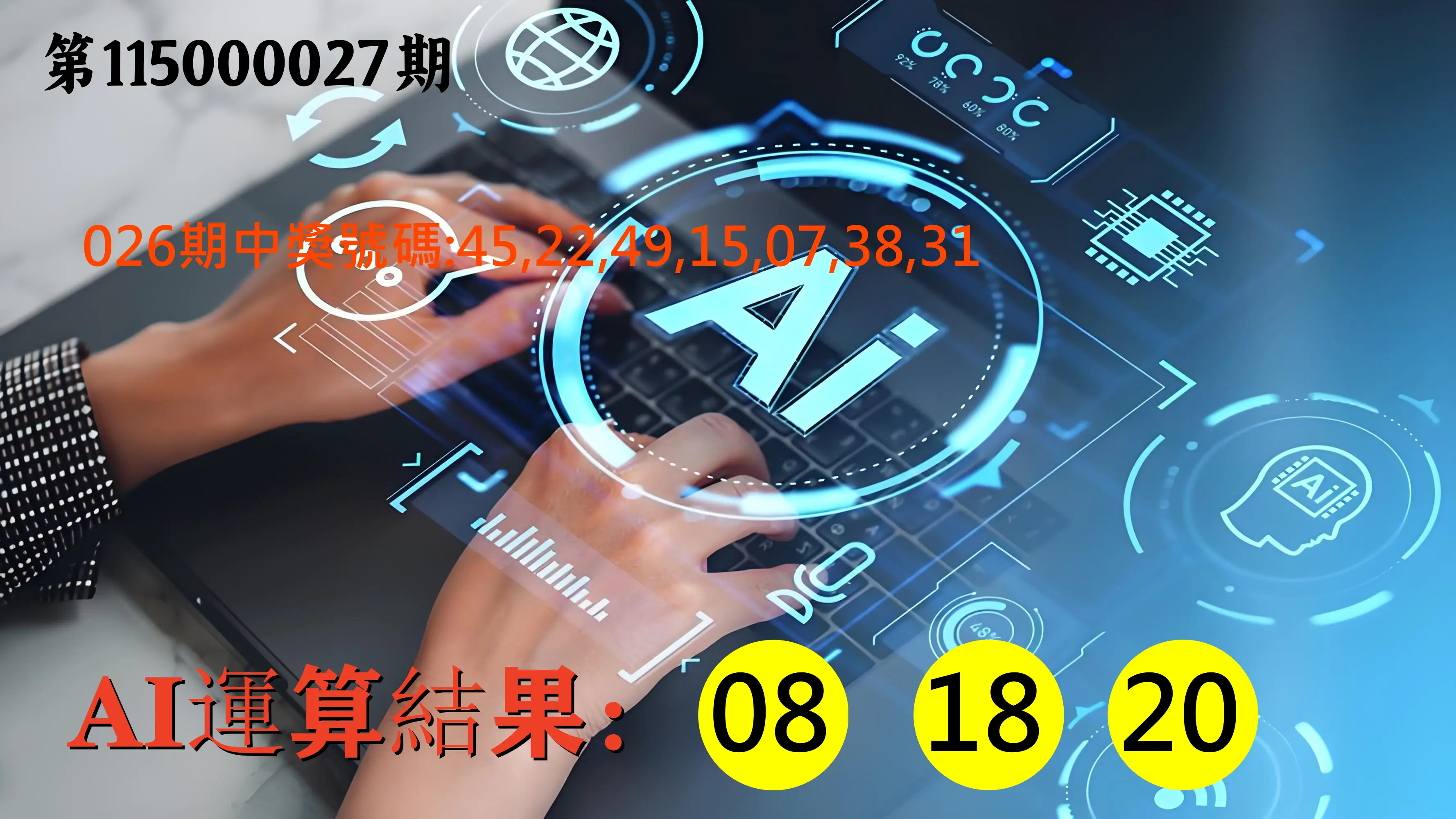 大樂透第115000027期(02/26)AI運算3膽號
