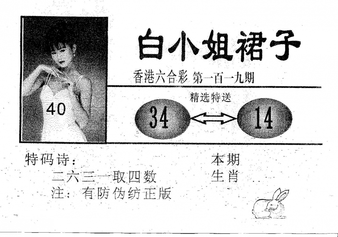 六合彩119期白姐裙子(黑白)