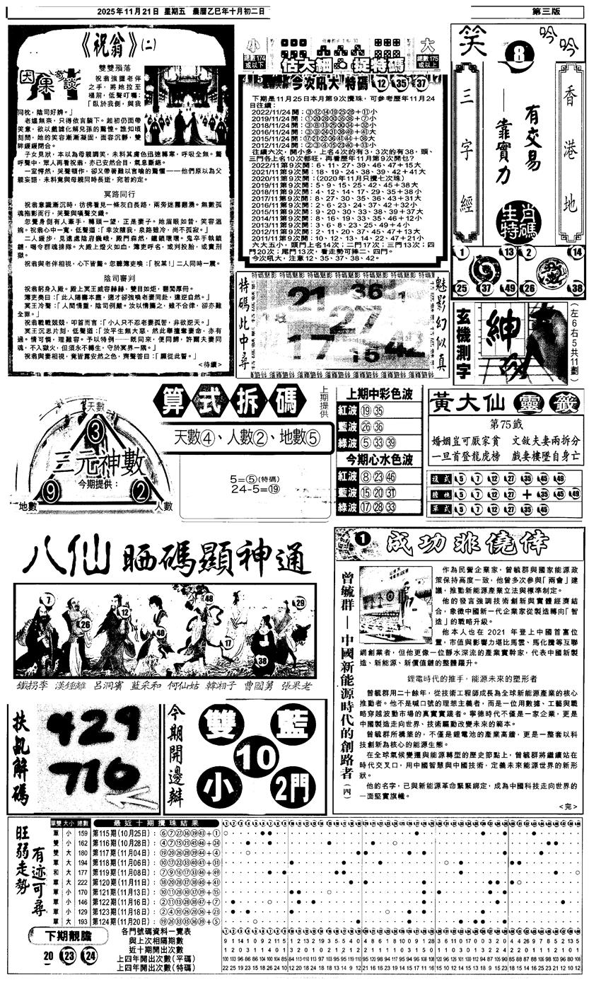 六合彩125期新报跑狗3(黑白)