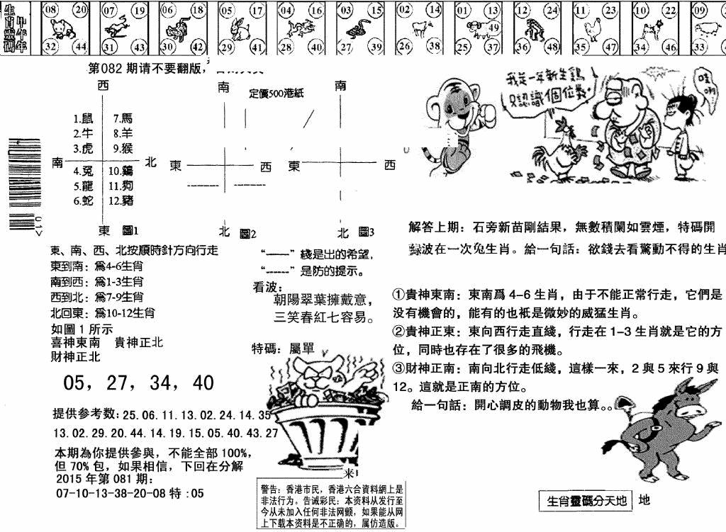 六合彩082期另版澳门足球报(黑白)