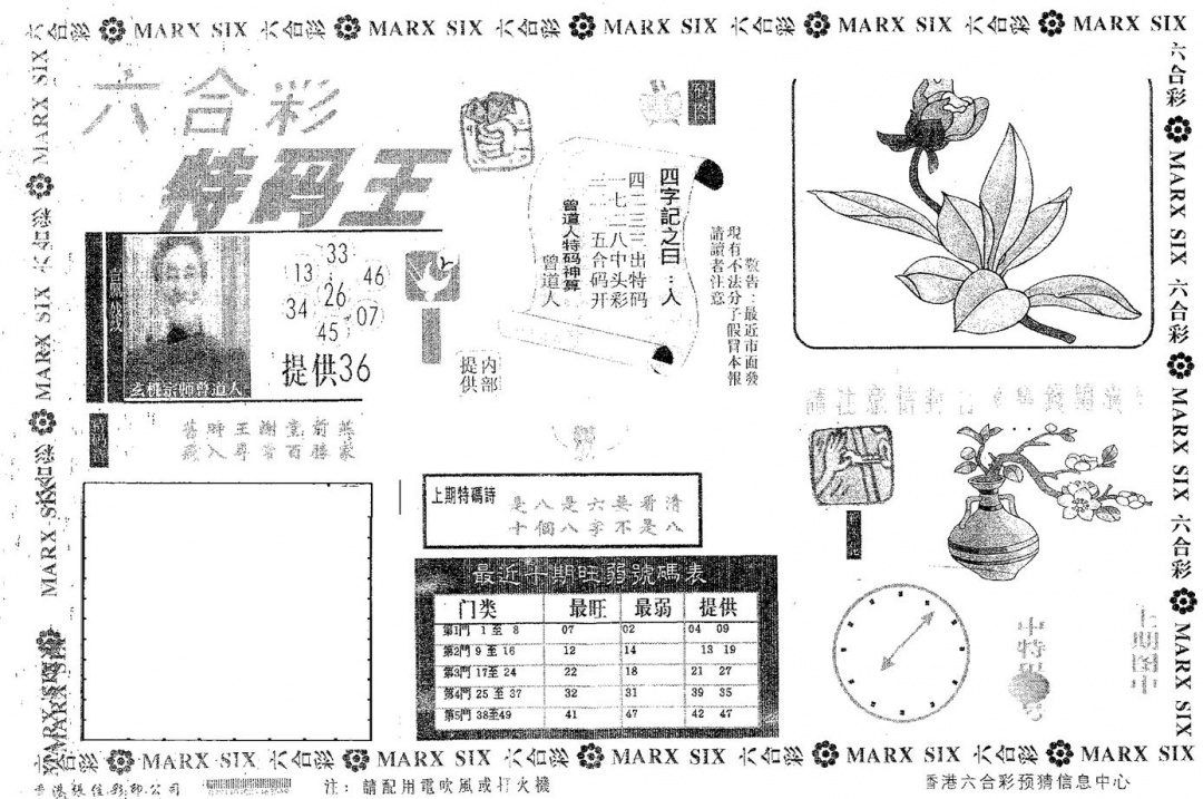 六合彩083期特码王A(黑白)