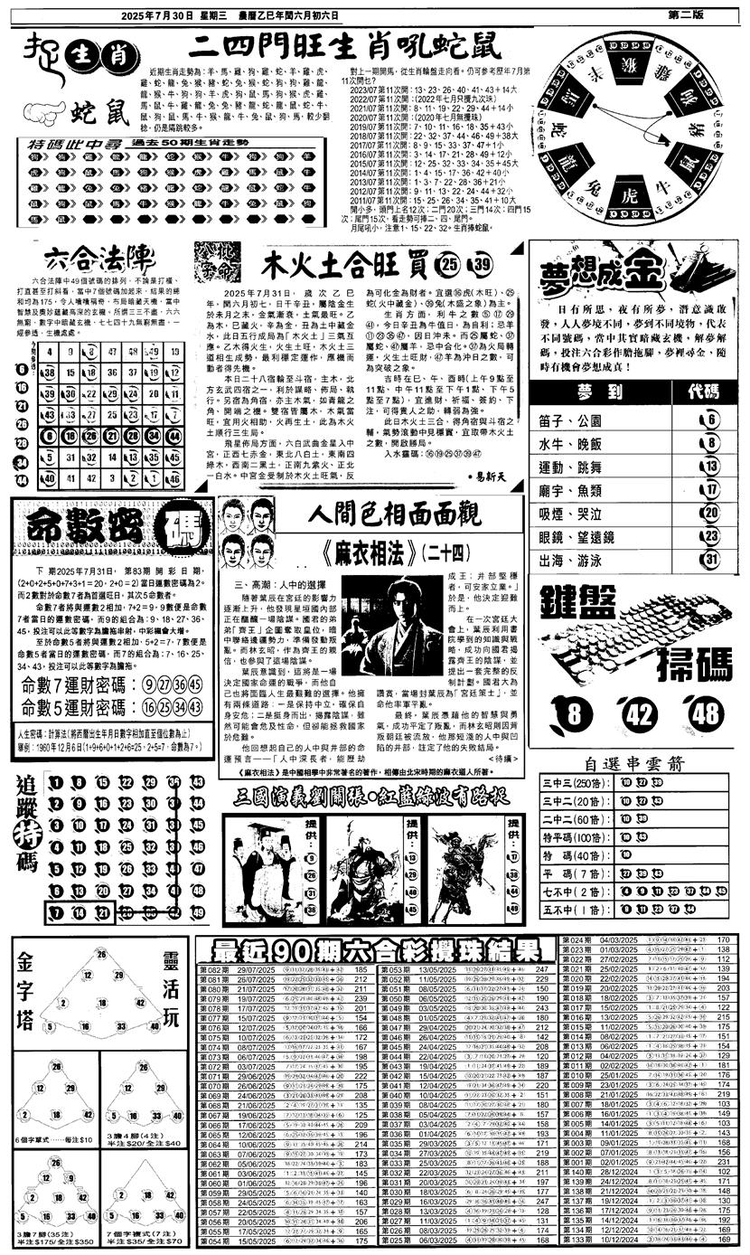 六合彩083期新报跑狗4(黑白)