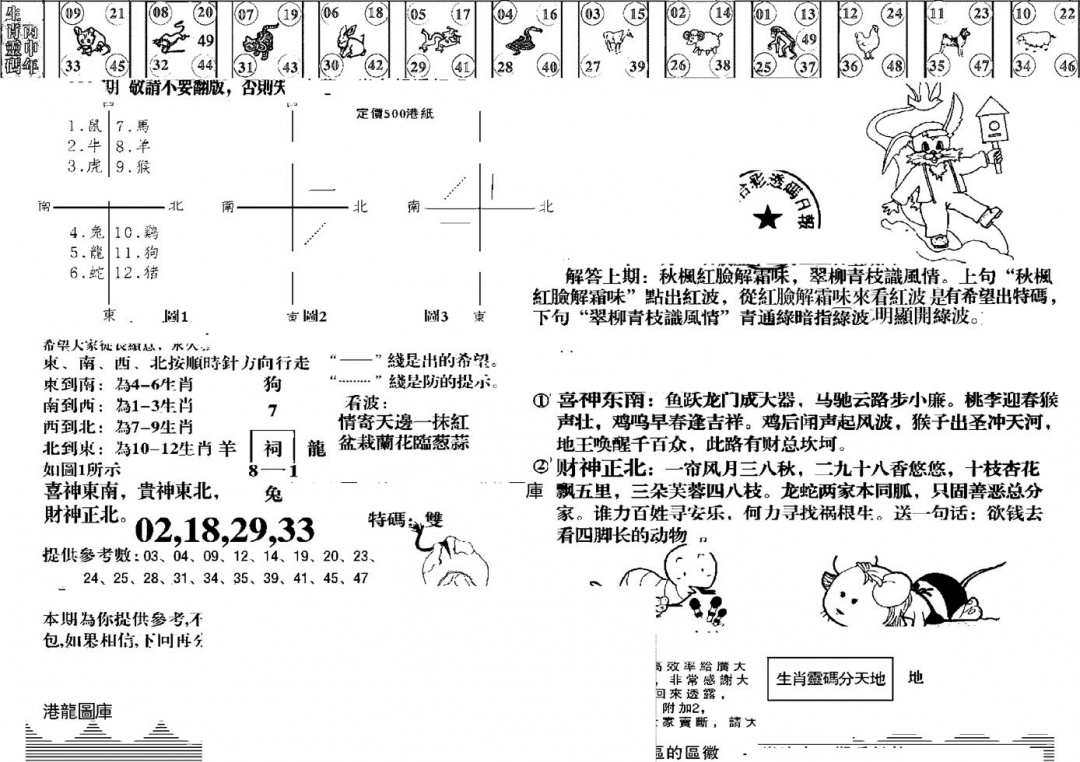 六合彩084期羊到成功(黑白)