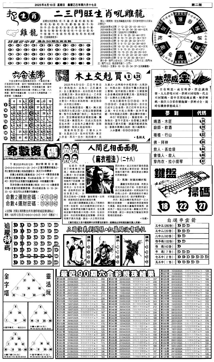 六合彩087期新报跑狗4(黑白)