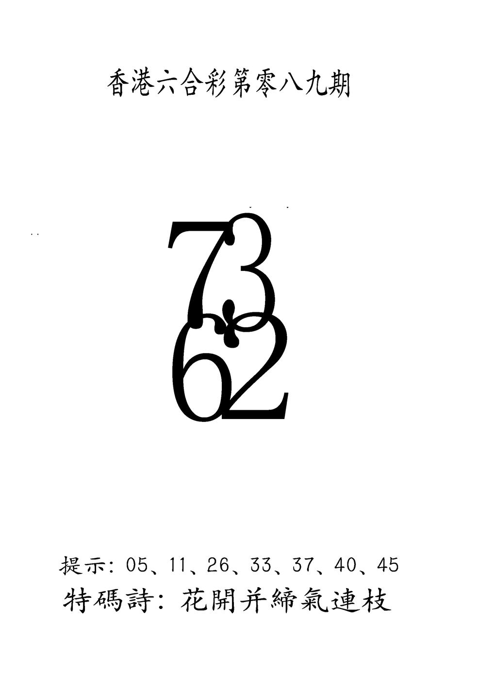 六合彩089期另澳门三合王B(黑白)