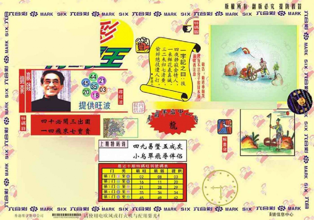 六合彩001期心水特码(信封)