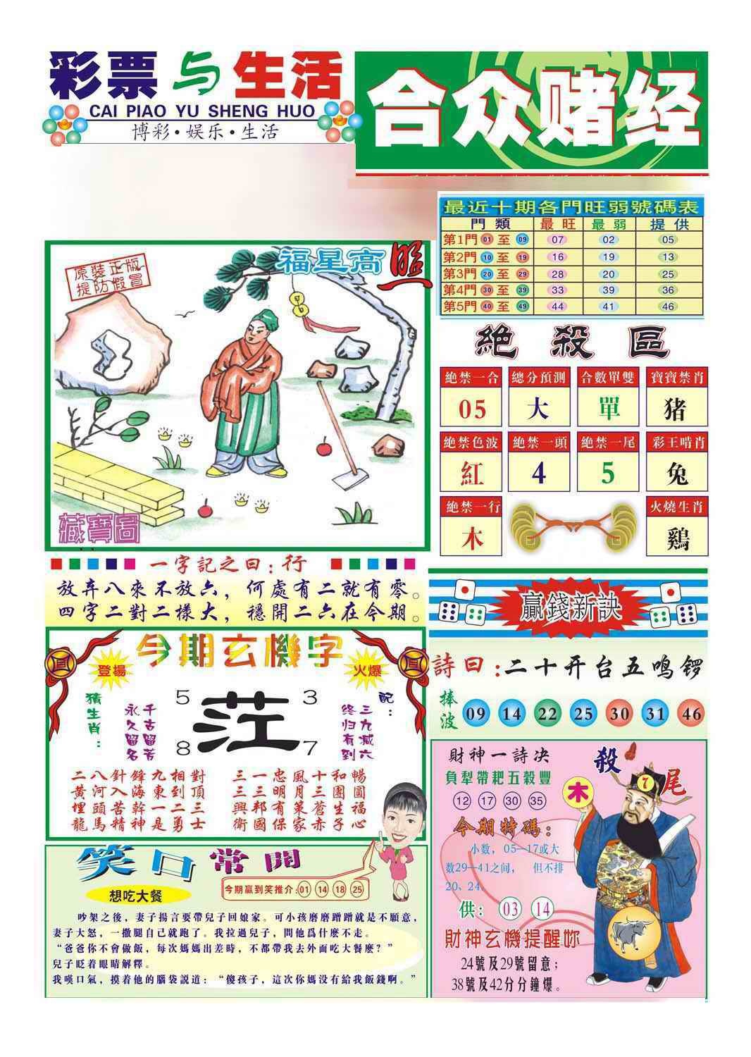 六合彩103期合众赌经A(新图)