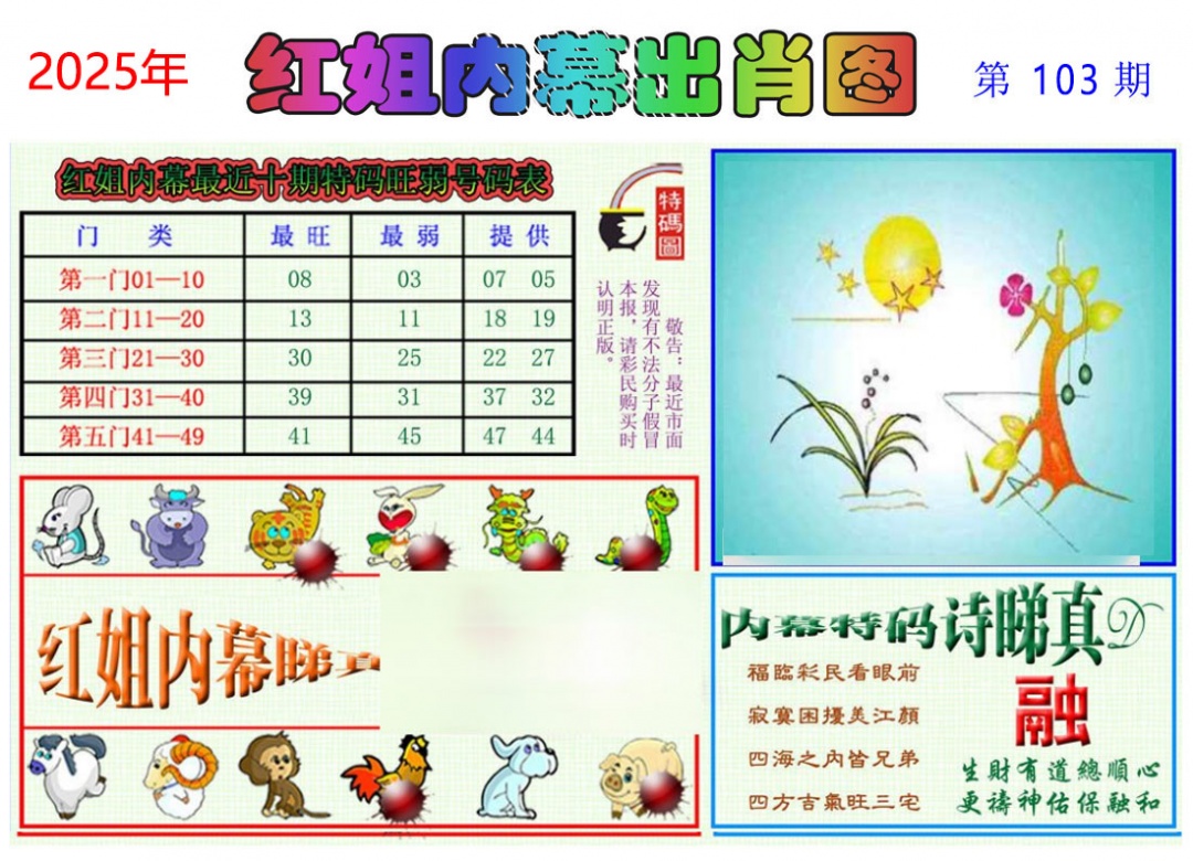 六合彩103期红姐内幕出肖