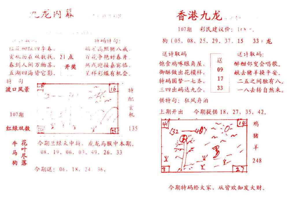 六合彩107期九龙内幕