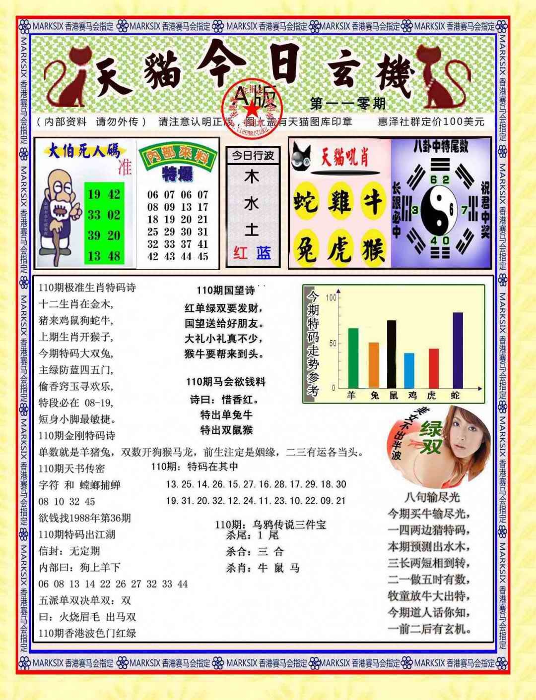六合彩110期今日玄机图A