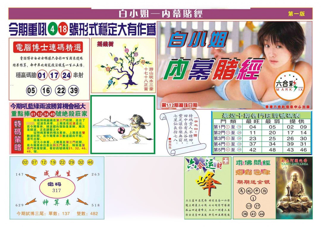 六合彩112期香港内幕赌经(新图)