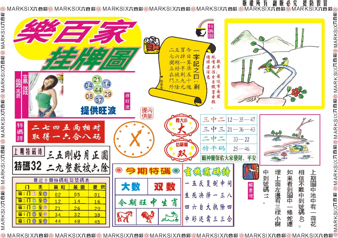 六合彩112期乐百家挂牌图记录