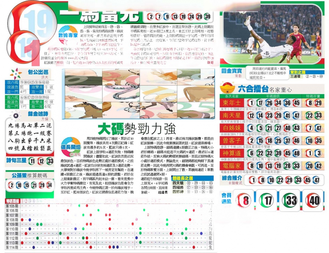 六合彩115期香港商报B