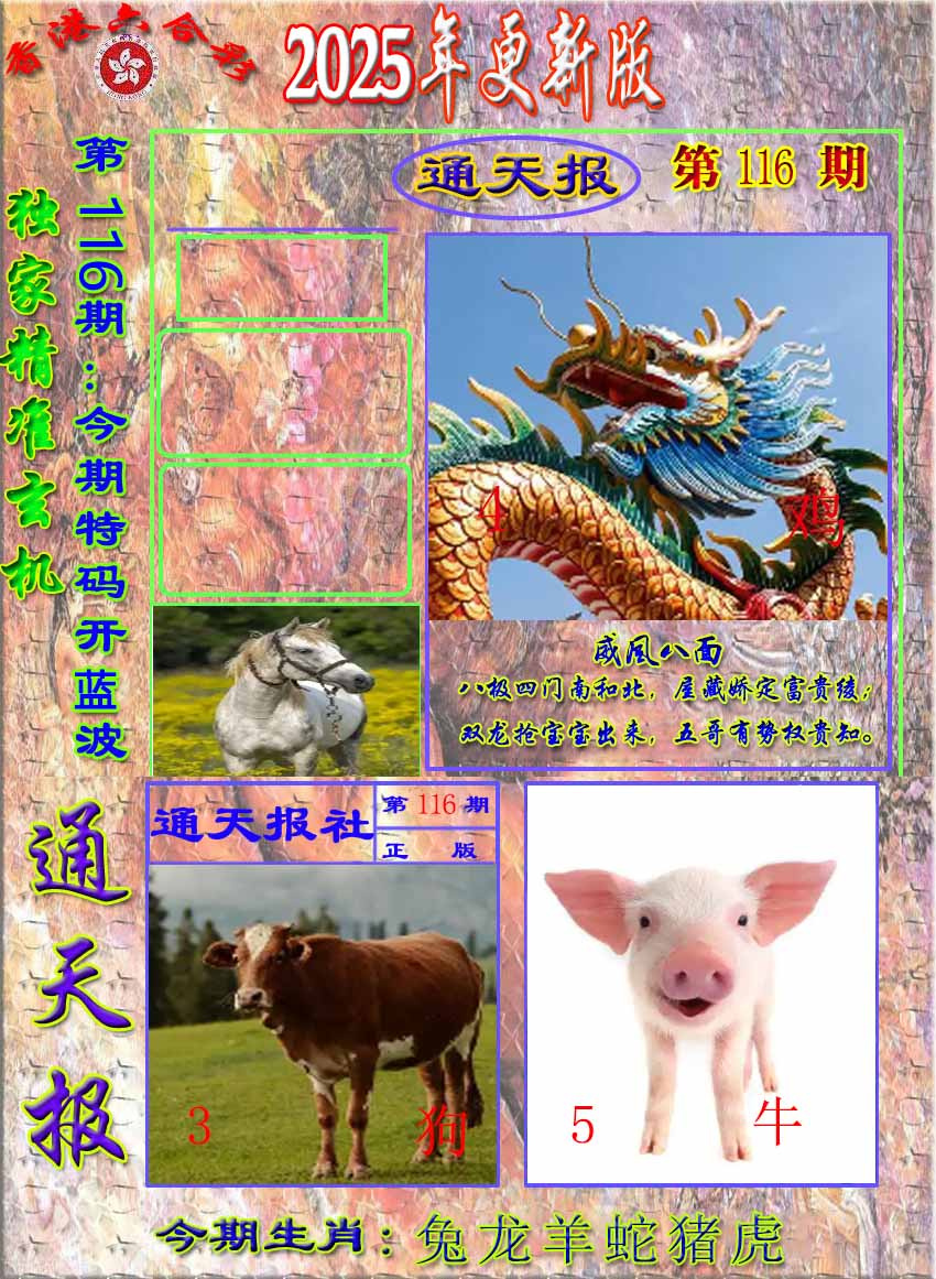 六合彩116期新通报
