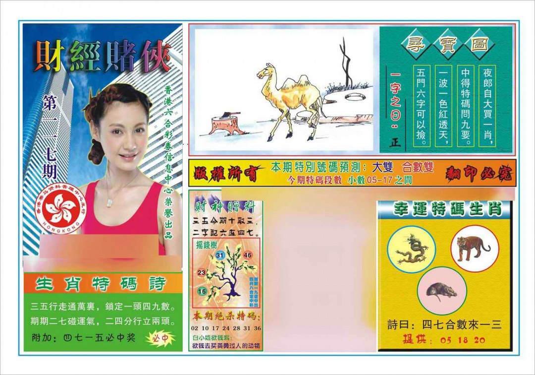 六合彩117期财经赌侠(新图)