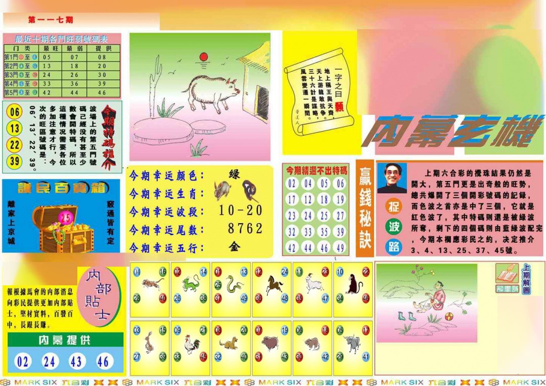 六合彩117期马经内幕A(新图推荐)
