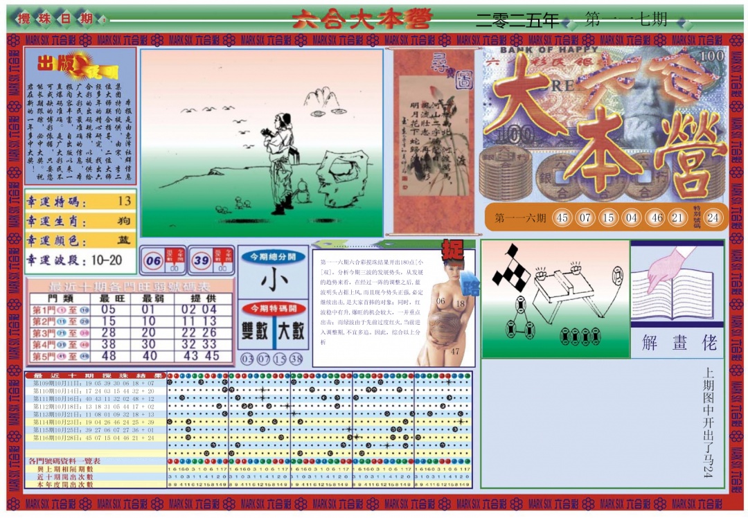 六合彩117期大本营