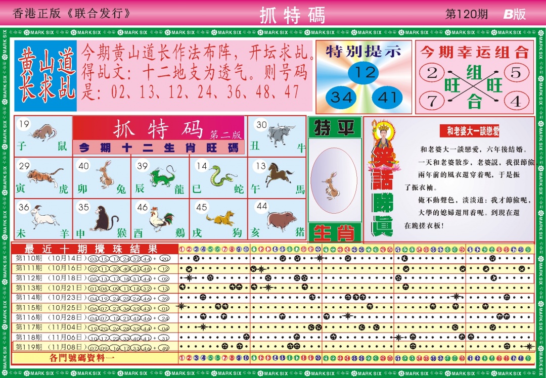 六合彩120期118抓特码B(新图)