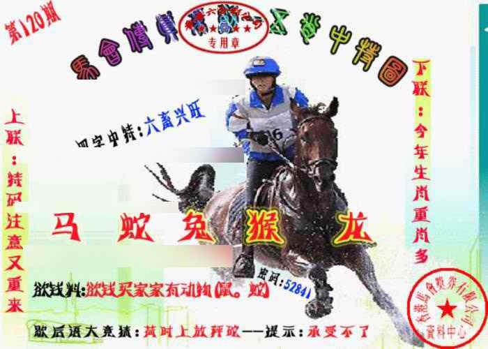 六合彩120期马会传真-五肖料