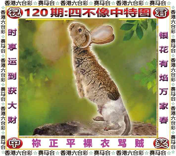 六合彩120期四不像中特图