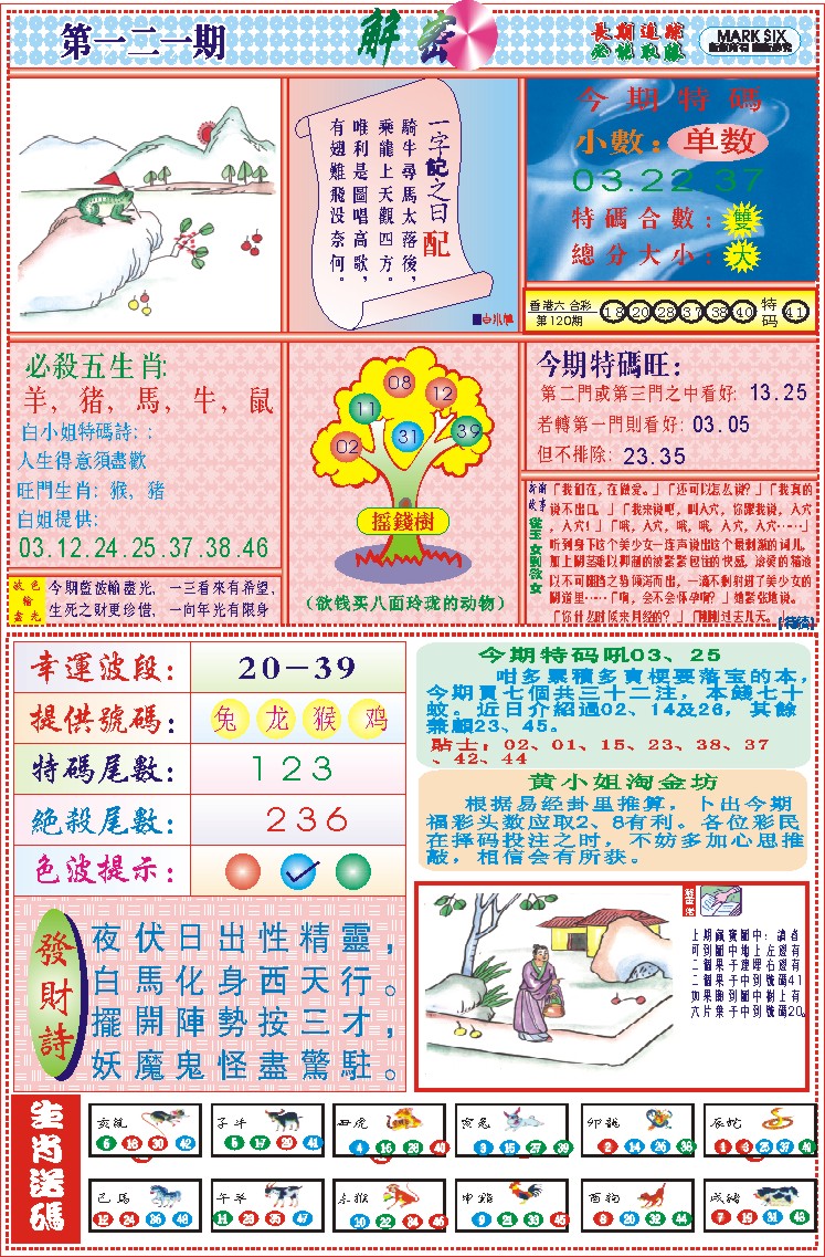 六合彩121期118解密(新图)