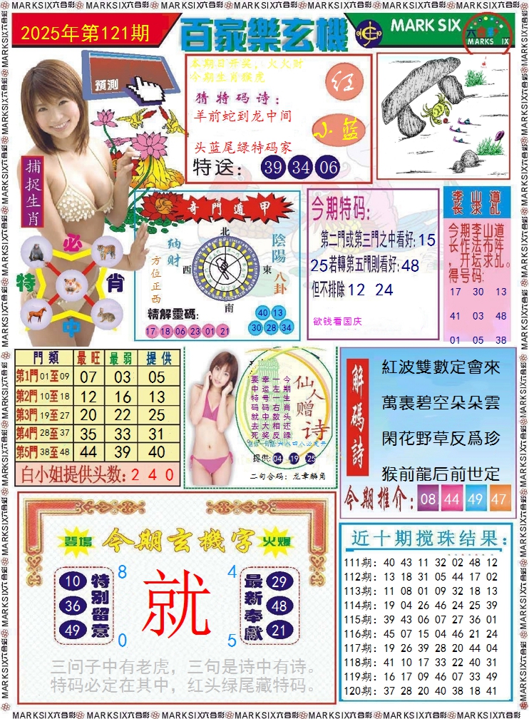 六合彩121期百家乐玄机 记录