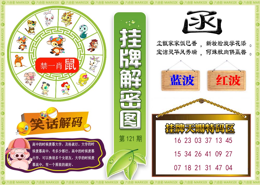 六合彩121期挂牌解密(新图)
