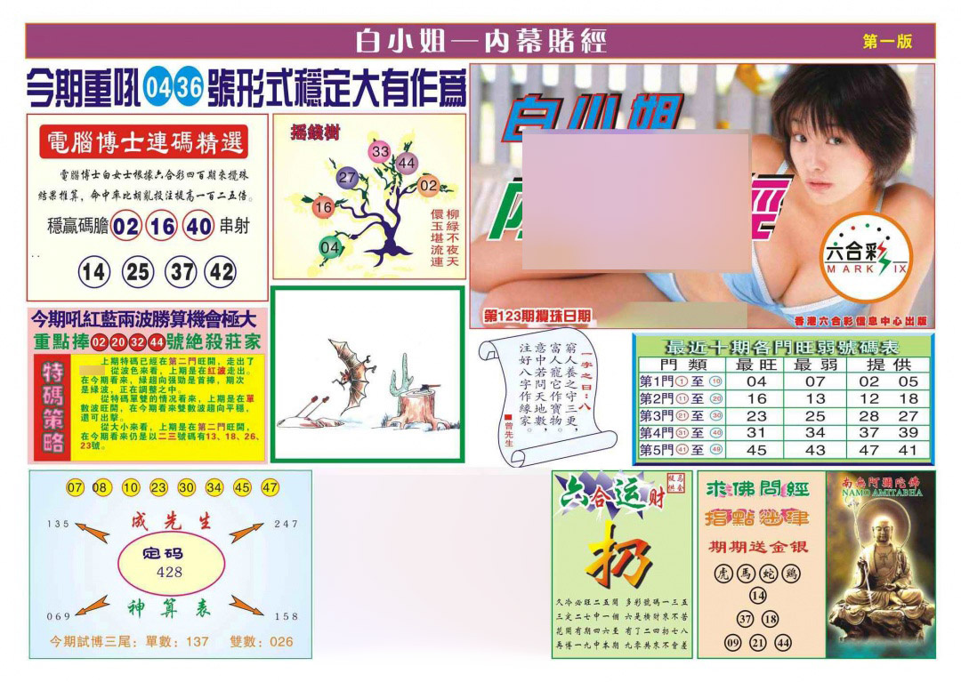 六合彩123期香港内幕赌经(新图)