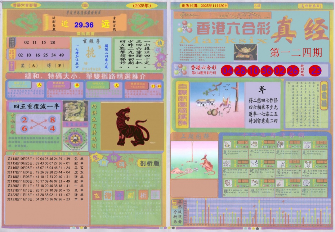 六合彩124期真经A