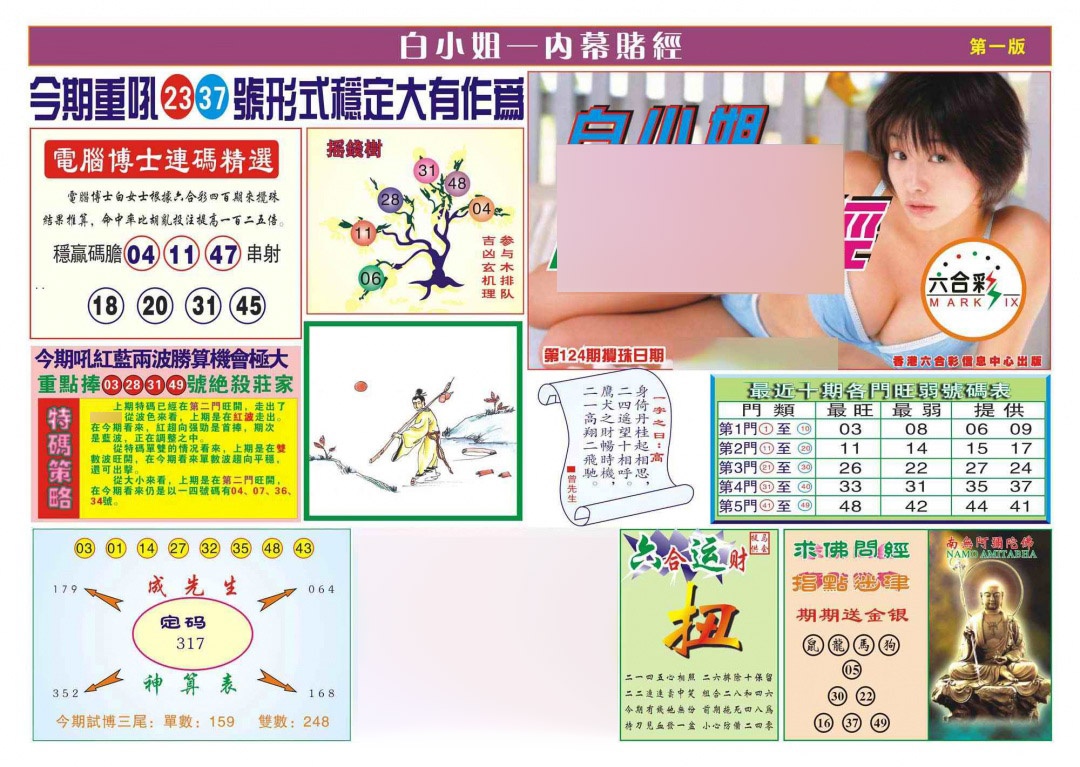 六合彩124期香港内幕赌经(新图)