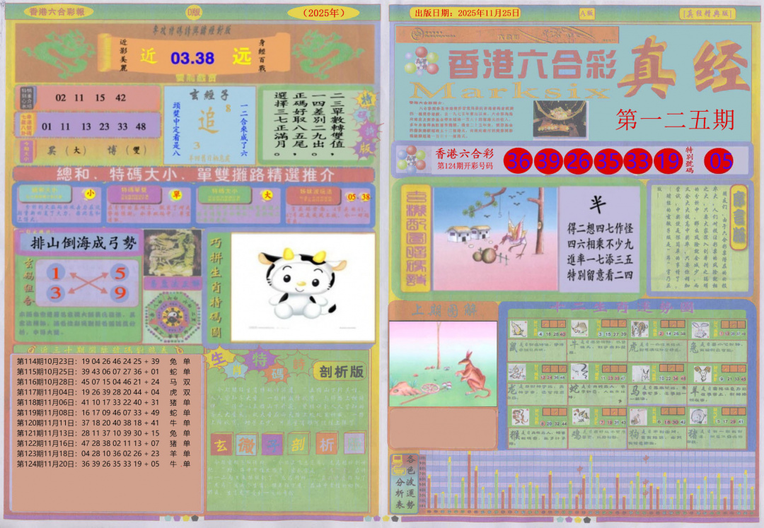 六合彩125期真经A