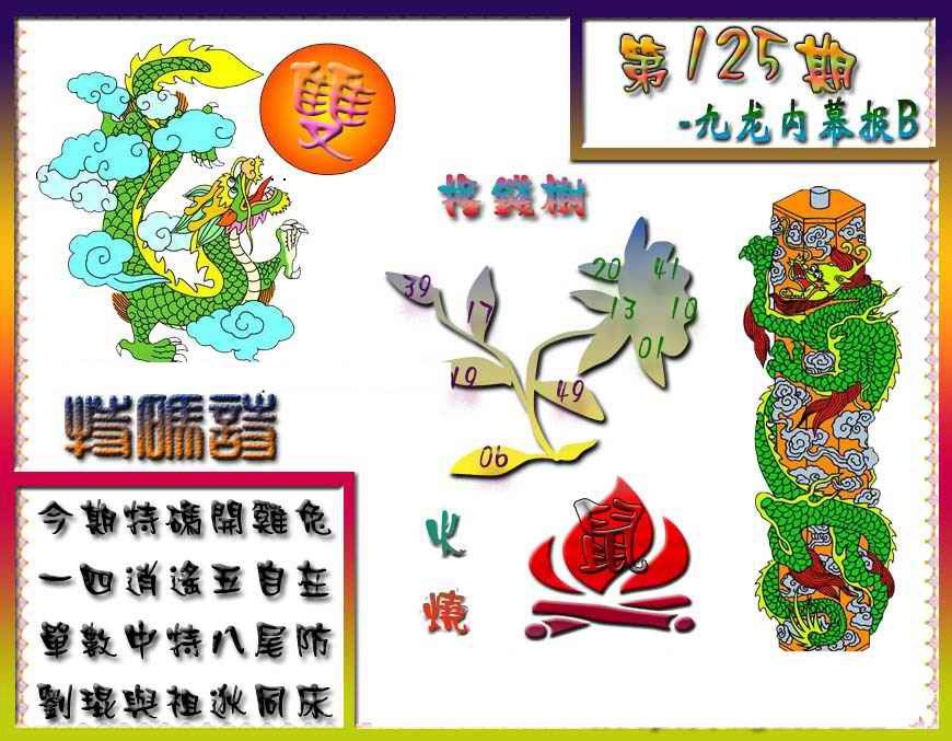 六合彩125期九龙内幕特肖图a
