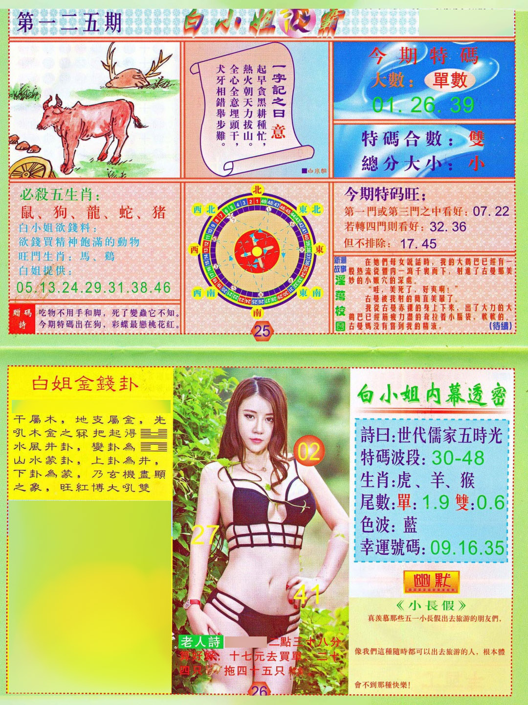 六合彩125期白小姐波霸