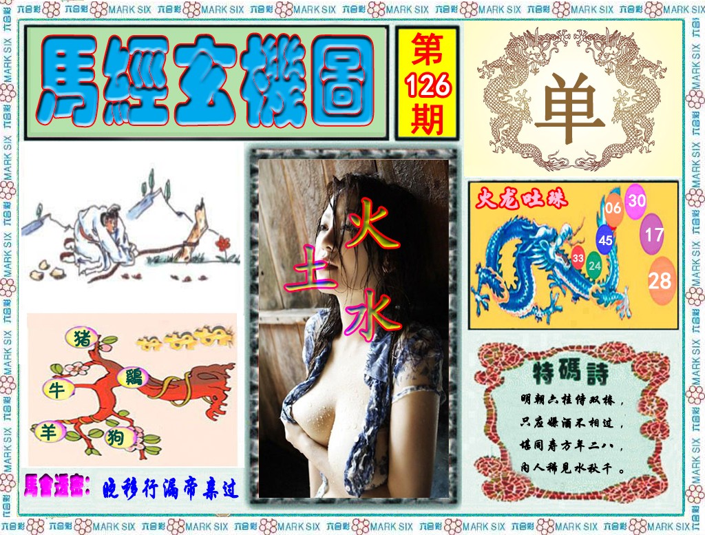 六合彩126期马经玄机图（荐）