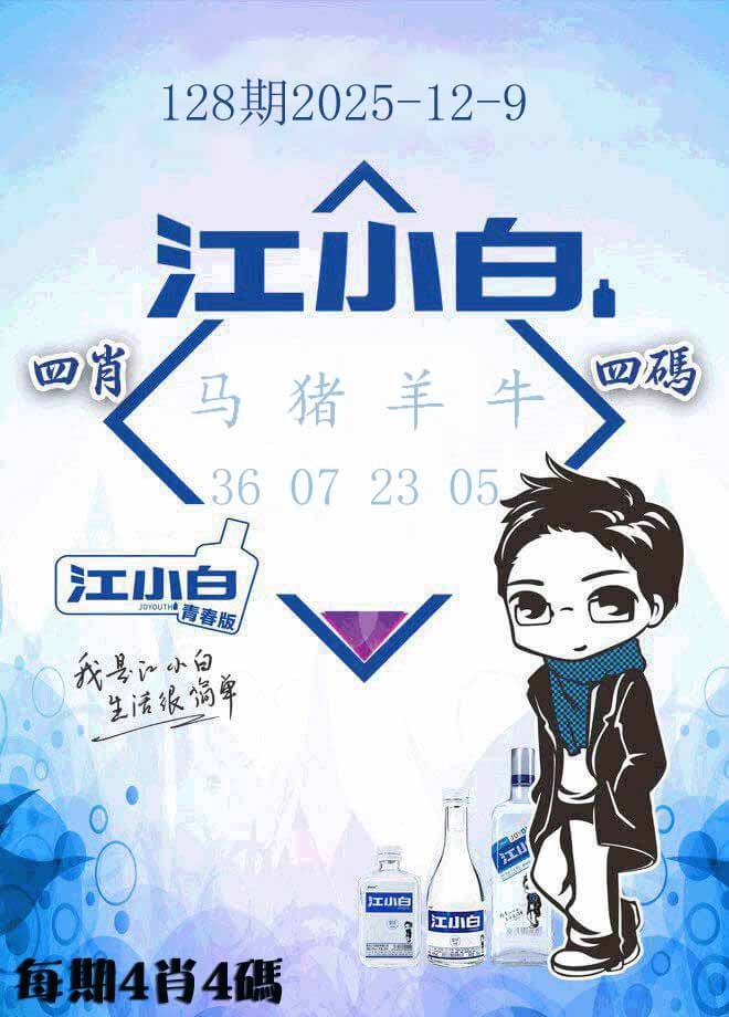 六合彩128期江小白