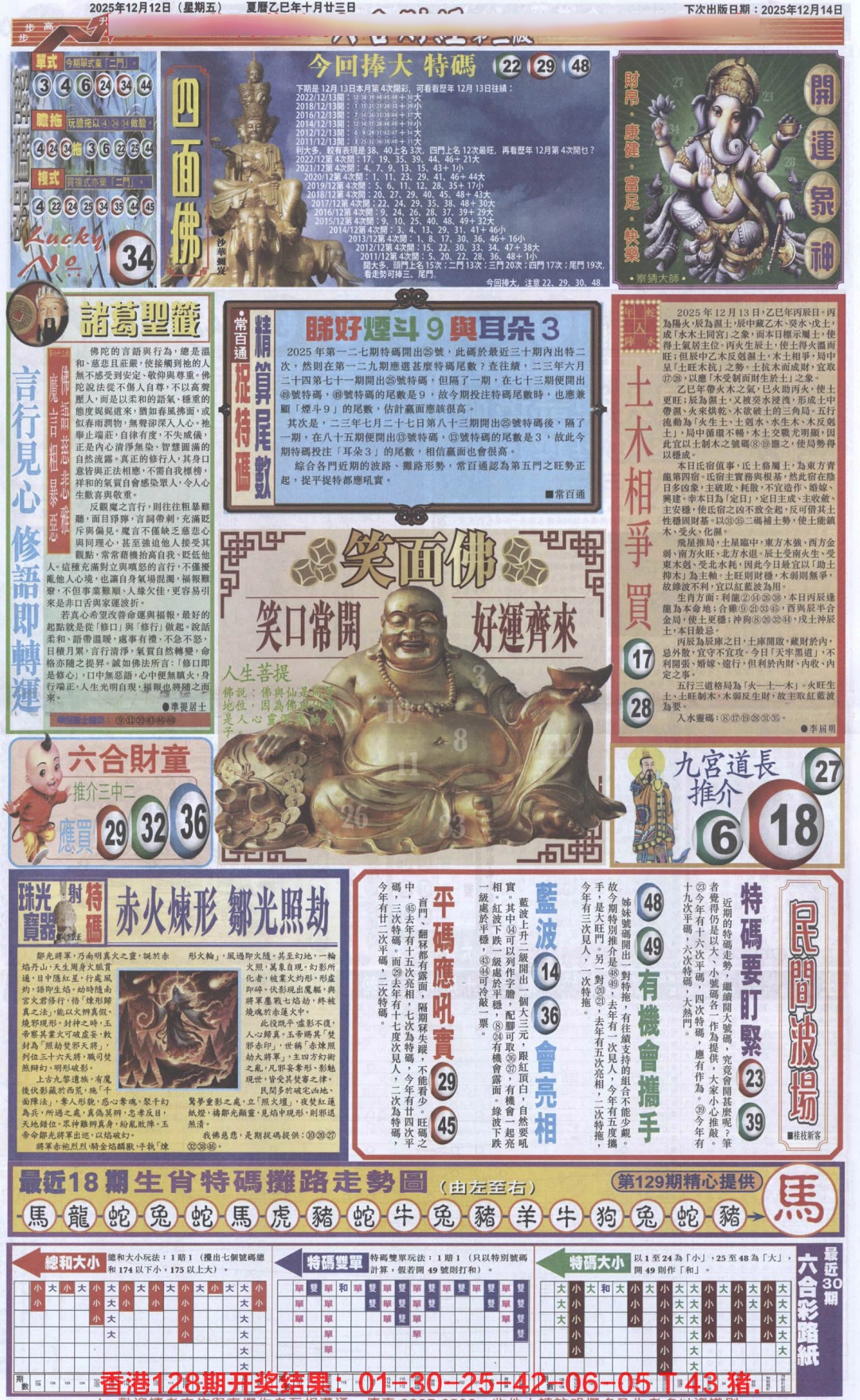 六合彩129期六合财经D加大版