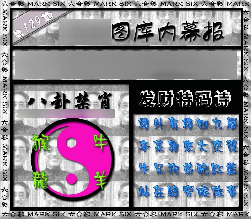 六合彩129期内幕报