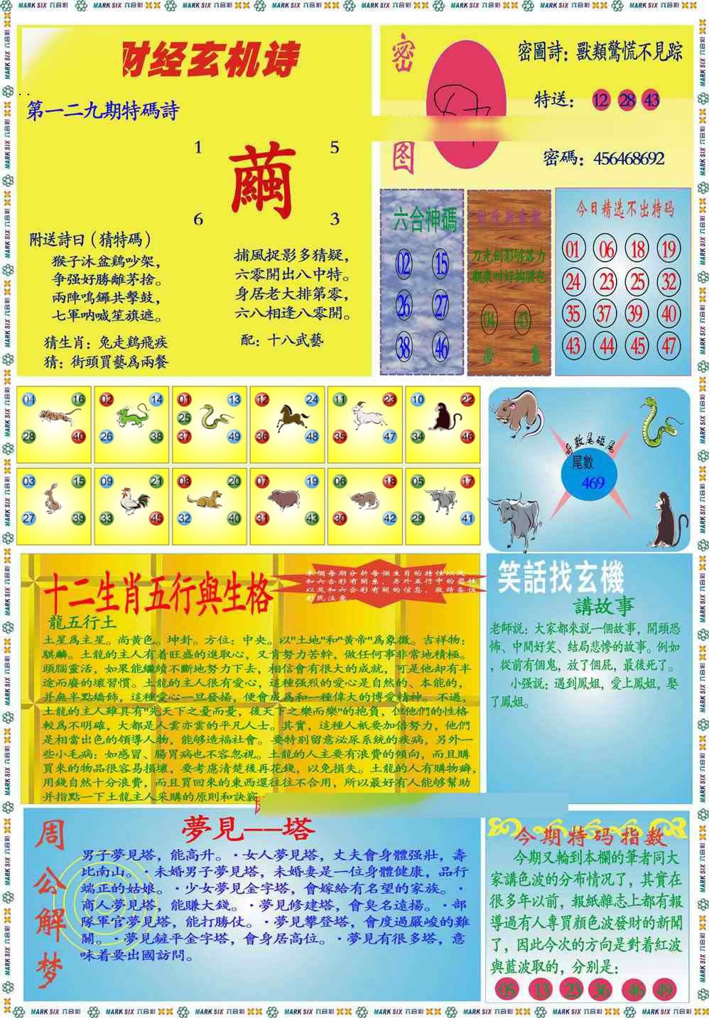 六合彩129期马经财经B(新图推荐)