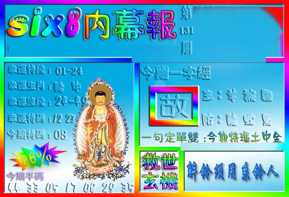 六合彩131期在线内幕报