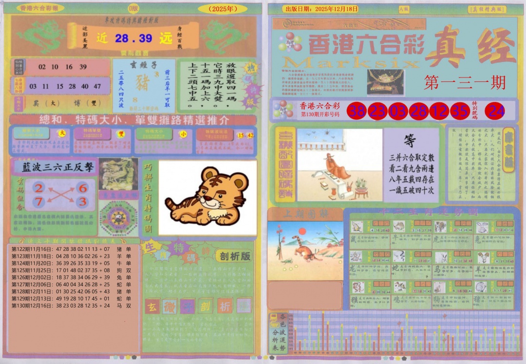 六合彩131期真经A