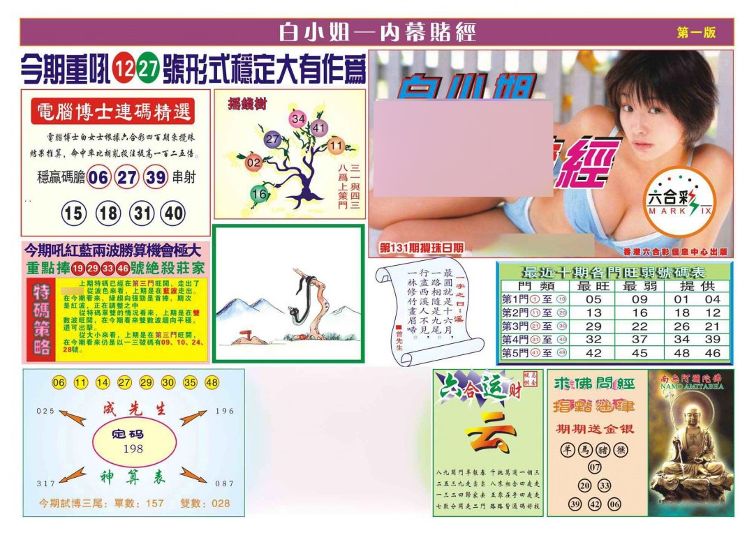 六合彩131期香港内幕赌经(新图)