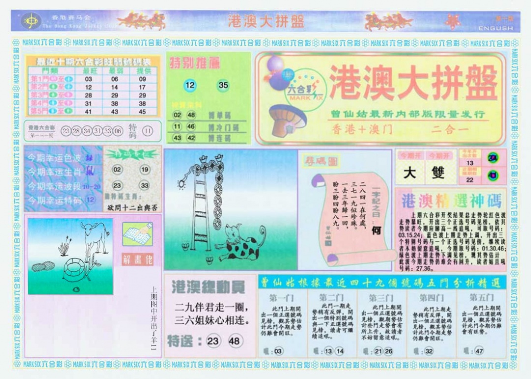 六合彩132期港澳大拼盘A