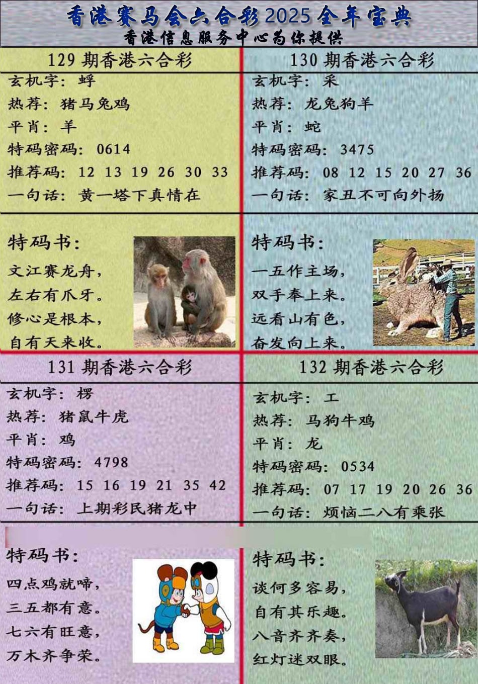 六合彩132期宝典报