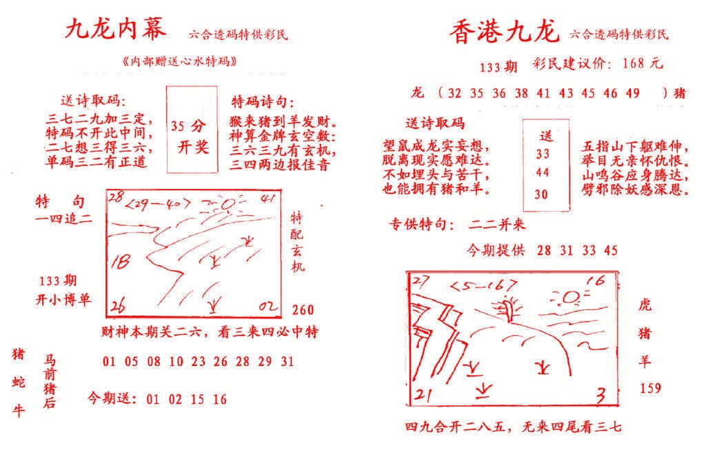 六合彩133期九龙内幕