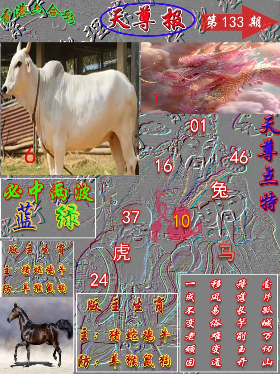 六合彩133期天尊报