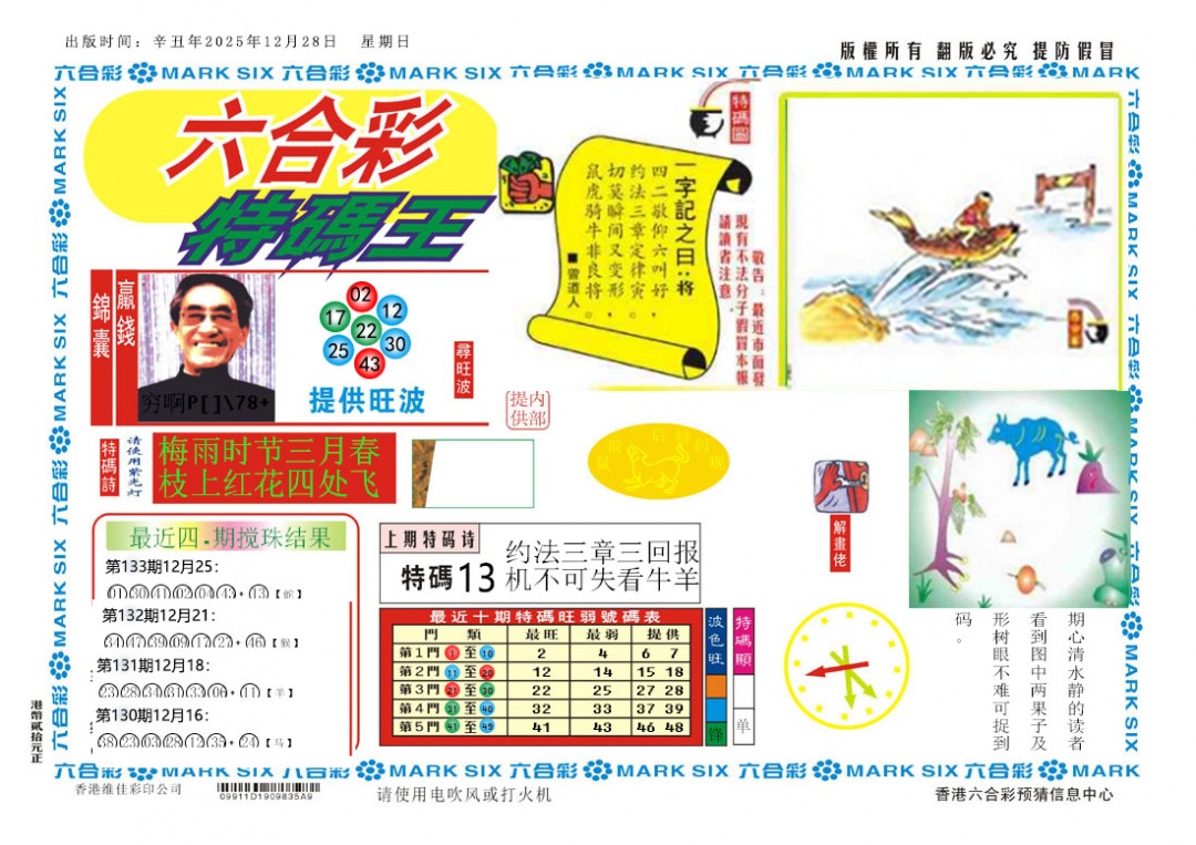 六合彩134期新特码王