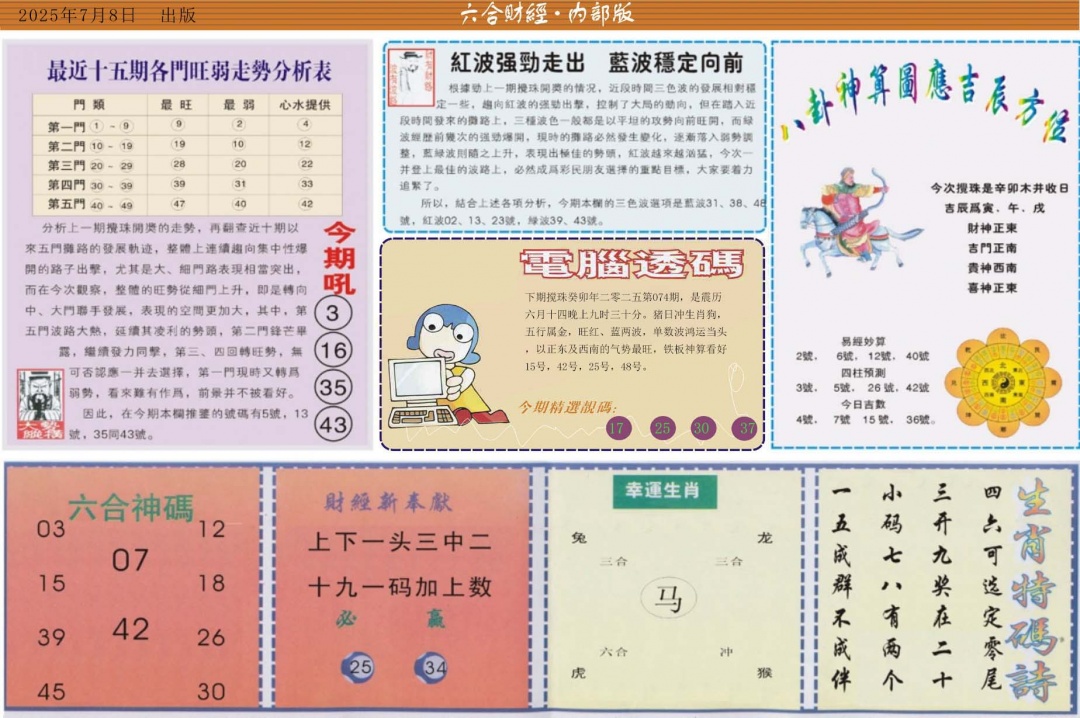 六合彩074期六合财经B
