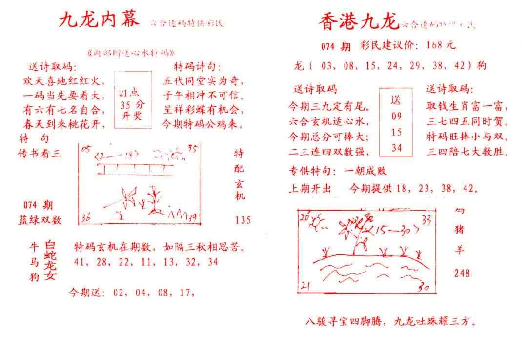 六合彩074期九龙内幕