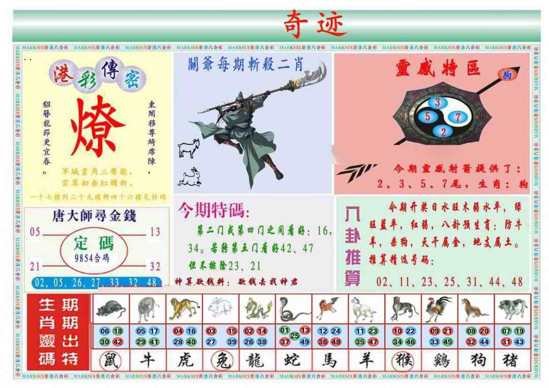 六合彩074期马经奇迹B(新图推荐)