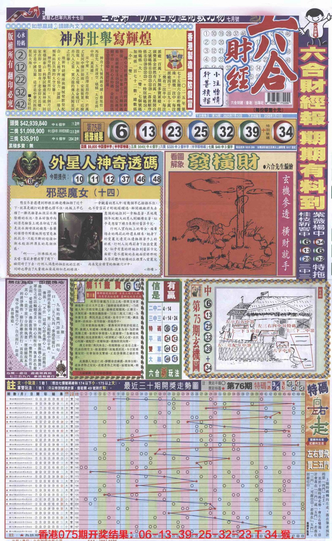六合彩076期六合财经A加大版
